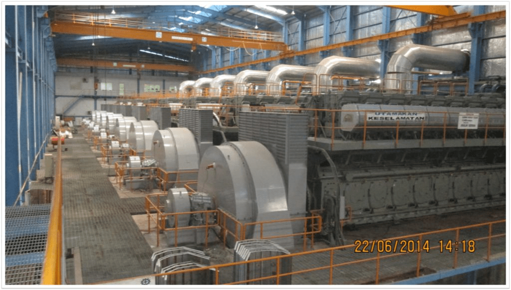 Engine 9L58/64 Belawan Power Plant